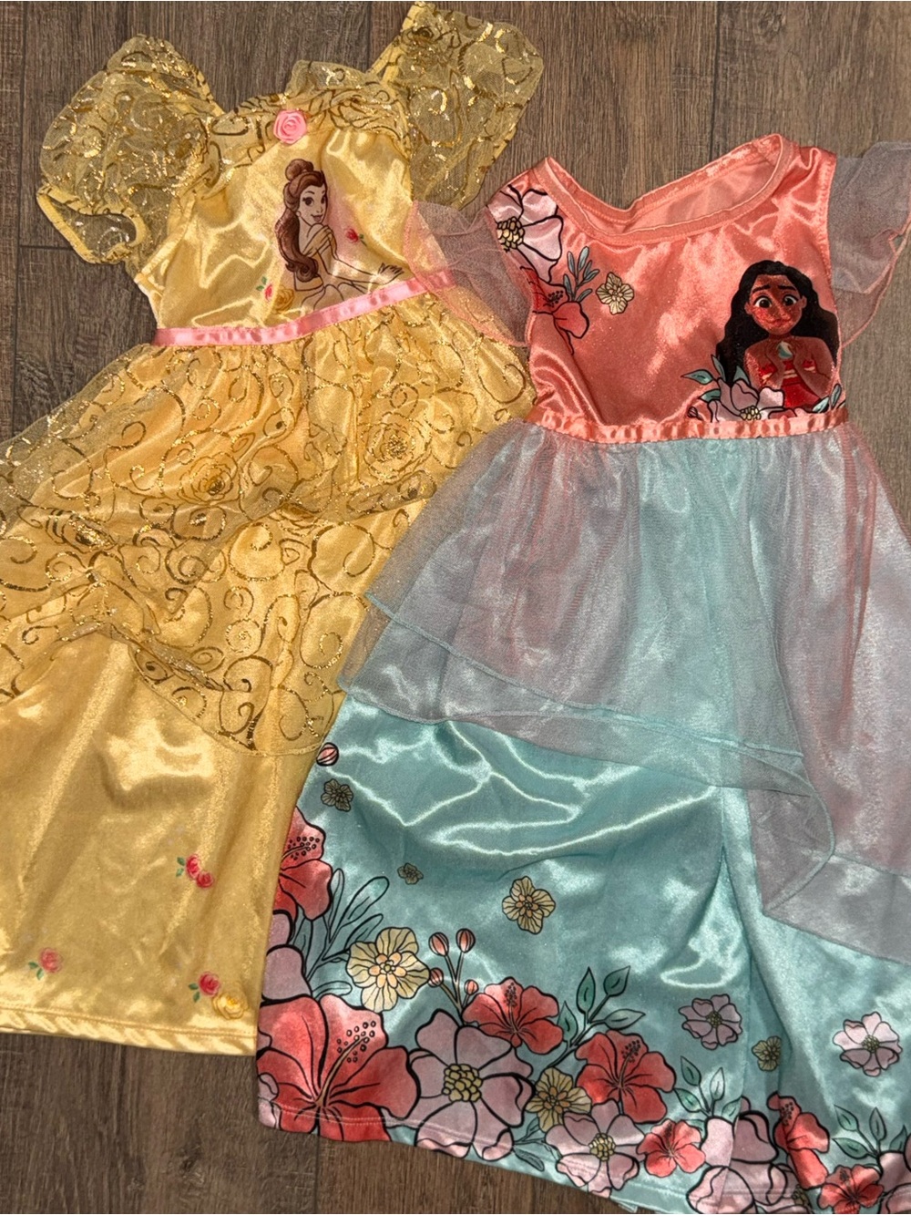 a.n.a Yellow & Coral Floral Princess Costume Dresses